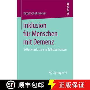 und 9783658200343 Inklusion mit Demenz Menschen 4周达 für Teilhabechancen Exklusionsrisiken