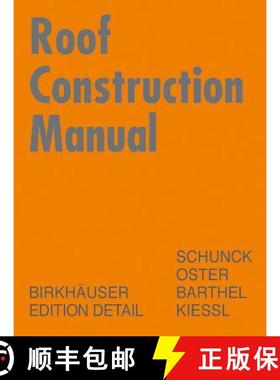 预订 Roof Construction Manual : Pitched Roofs [9783764369866]