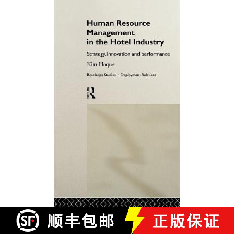 【3-4周达】Human Resource Management in the Hotel Industry : Strategy, Innovation and Performance [9780415208093]