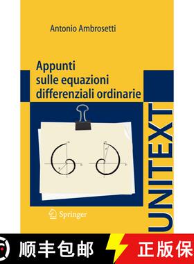 【3-4周达】Appunti sulle equazioni differenziali ordinarie [9788847023932]