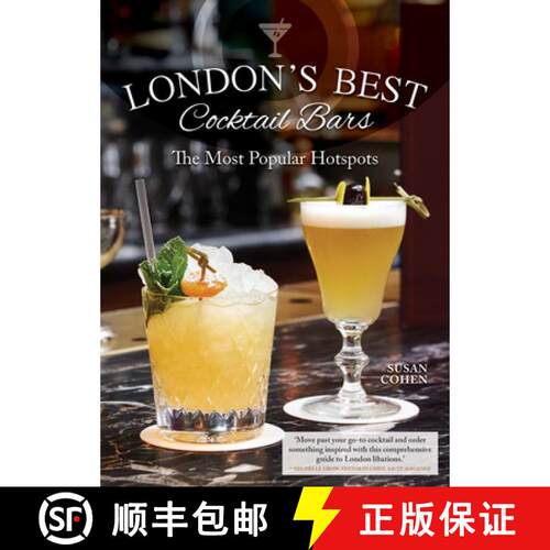 【3-4周达】精装 London's Best Cocktail Bars: The Most Popular Hotspots [9781504801058]