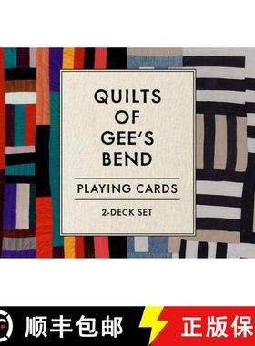 【3-4周达】Quilts of Gee's Bend Playing Cards: 2-Deck Set [9781797213354]