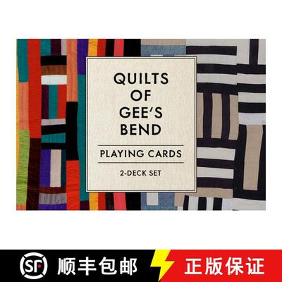【3-4周达】Quilts of Gee's Bend Playing Cards: 2-Deck Set [9781797213354]