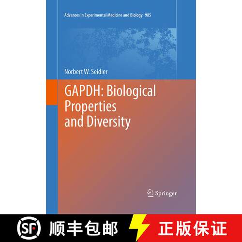 【3-4周达】GAPDH: Biological Properties and Diversity (Softcover reprint of the original 1st ed. 2013) [9789402406290]