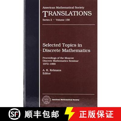 【3-4周达】Selected Topics in Discrete Mathematics: Proceedings of the Moscow Discrete Mathematics Se... [9780821875094]