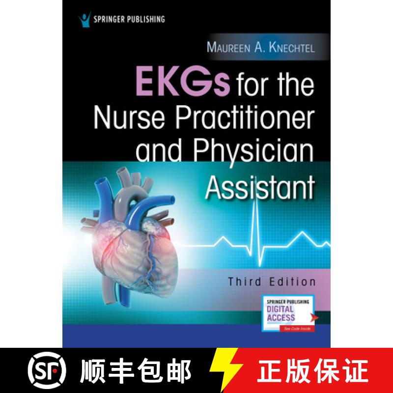 【3-4周达】EKGs for the Nurse Practitioner and Physician Assistant, Third Edition [9780826176721]