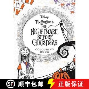Disney 9781800781221 Book Nightmare 3周达 Before Burton Tim Colouring Christmas The