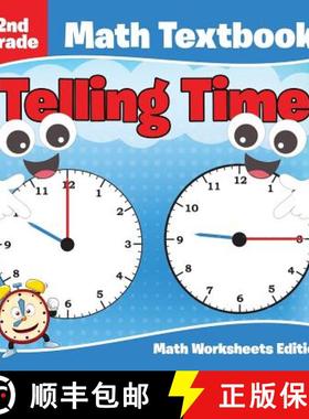 【3-4周达】2nd Grade Math Textbook: Telling Time | Math Worksheets Edition [9781682807958]