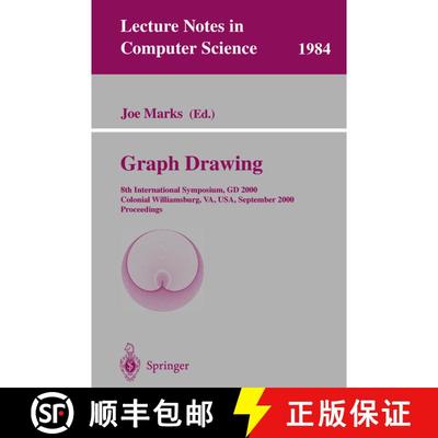 【3-4周达】Graph Drawing : 8th International Symposium, GD 2000, Colonial Williamsburg, VA, USA, Sept... [9783540415541]