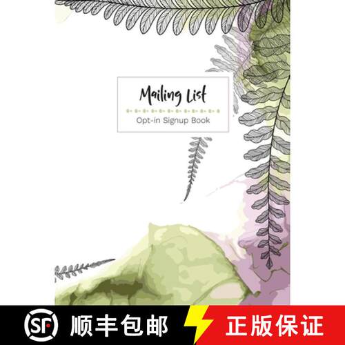 【3-4周达】Mailing List - Opt-in Sign up book [9781988821573]