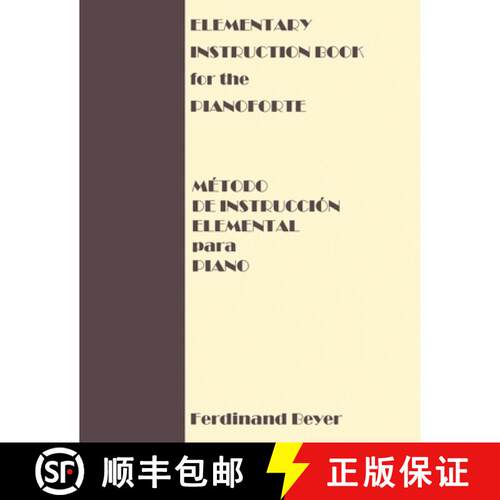 【3-4周达】Elementary Instruction Book for the Pianoforte/Metodo de Instruccion Elemental para Piano [9784630774784]