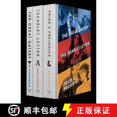 预订 Bookshelf in a Box Volume 1: The Great Gatsby, The Scarlet Letter, Pride & Prejudice [9780486325408]