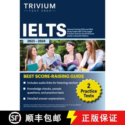 【3-4周达】IELTS General Training 2023: Study Guide with 2 Full-Length Practice Tests for the Interna... [9781637982709]