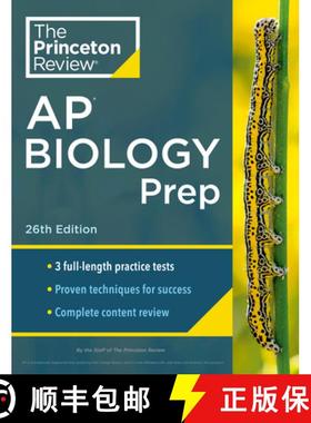 【3-4周达】Princeton Review AP Biology Prep, 26th Edition: 3 Practice Tests + Complete Content Review... [9780593517031]