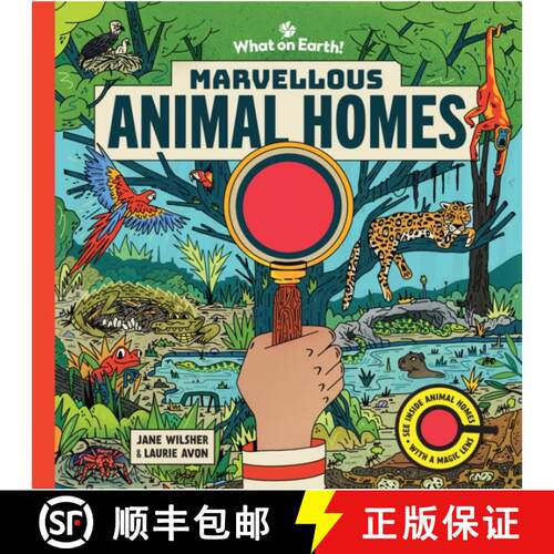 【3-4周达】精装 Marvellous Animal Homes: A Magic Lens Book [9781804661475]