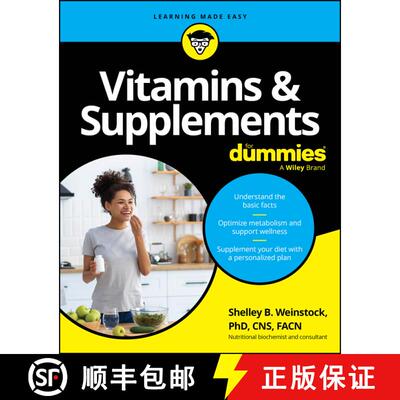 【3-4周达】Vitamins & Supplements For Dummies [9781394311507]