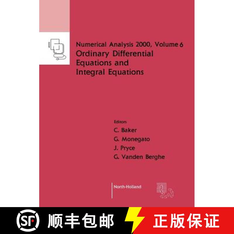 【2-3周达】Ordinary Differential Equations and Integral Equations, Volume 6 [9780444506009]
