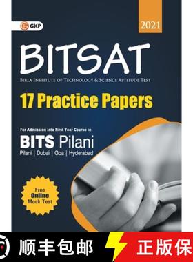 【3-4周达】BITSAT 2021 - 17 Practice Papers [9789390820504]