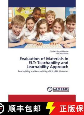 预订 Evaluation of Materials in ELT: Teachability and Learnability Approach [9783659761942]