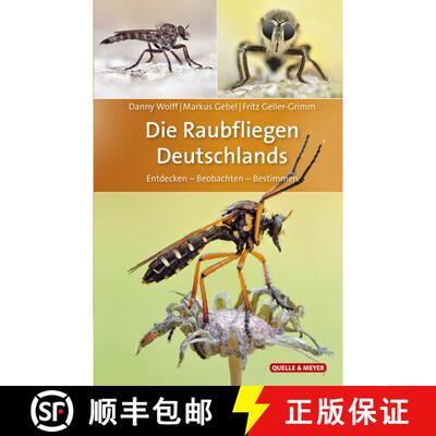 预订 Die Raubfliegen Deutschlands: Entdecken - Beobachten - Bestimmen [The Robberflies of Germany: Di... [9783494017334]