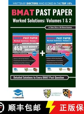 预订 BMAT Past Paper Worked Solutions: 2003 - 2017, Fully worked answers to 900+ Questions, Detailed ... [9780993231148]