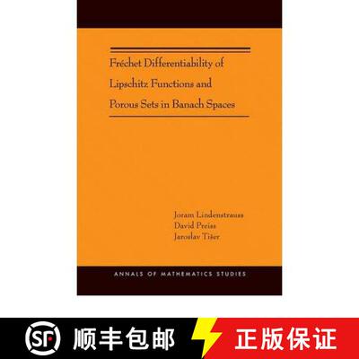 【3-4周达】Frechet Differentiability of Lipschitz Functions and Porous Sets in Banach Spaces (AM–179) [9780691153551]