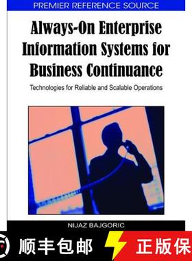 【3-4周达】Always-On Enterprise Information Systems for Business Continuance: Technologies for Reliab... [9781605667232]