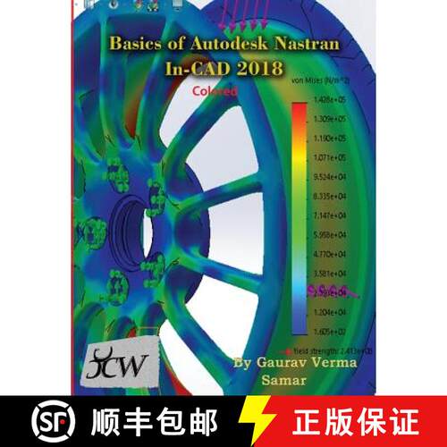 【3-4周达】Basics of Autodesk Nastran In-CAD 2018 (Colored) [9781988722313]