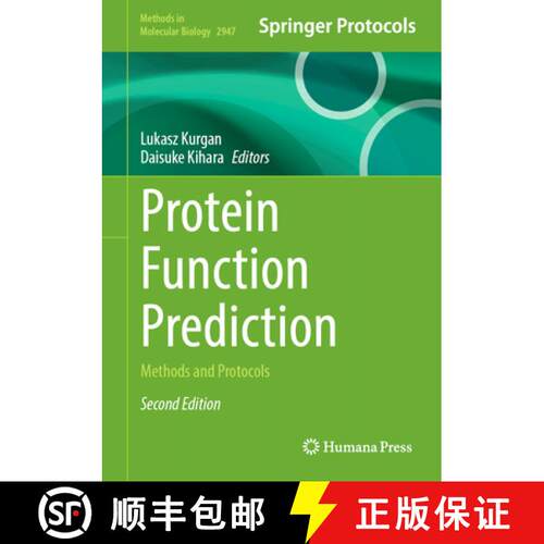 【3-4周达】精装 Protein Function Prediction : Methods and Protocols (Second Edition 2025) [9781071646618]
