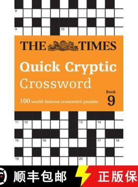 【3-4周达】The Times Quick Cryptic Crossword Book 9: 100 World-Famous Crossword Puzzles [9780008618032]