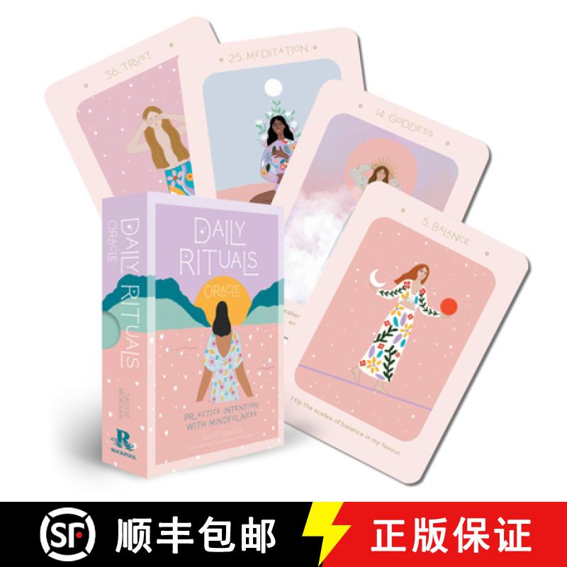 【2-3周达】Daily Rituals Oracle: Practice Intention with Mindfulness (36 Full-Color Cards and 88-Page... [9781922579461]