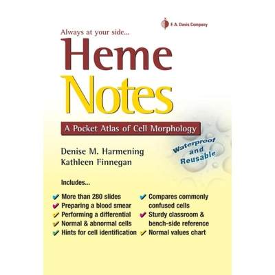 【4周达】Heme Notes 1e a Pocket Atlas of Cell Morphology [9780803619029]