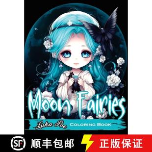 Fairies Magical Moon and 9788367484329 Kids Coloring 4周达 Pages Enchanting Book A... for