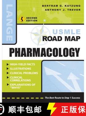 【3-4周达】USMLE Road Map Pharmacology, Second Edition [9780071445818]
