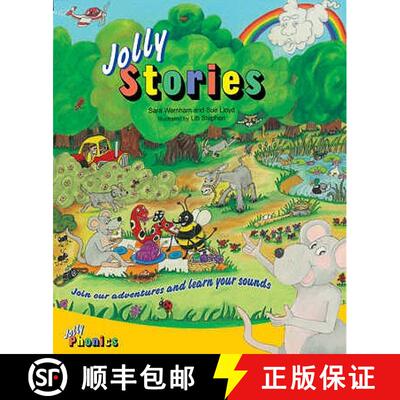 【3-4周达】精装 Jolly Stories : In Precursive Letters (British English edition) [9781844140800]