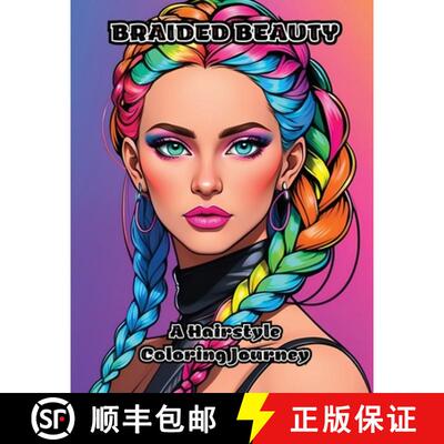 【3-4周达】Braided Beauty: A Hairstyle Coloring Journey [9798869150400]