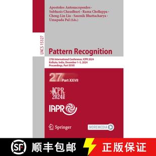 Recognition Conference Pattern December 9783031783975 India 27th 4周达 2024 ICPR International 1... Kolkata