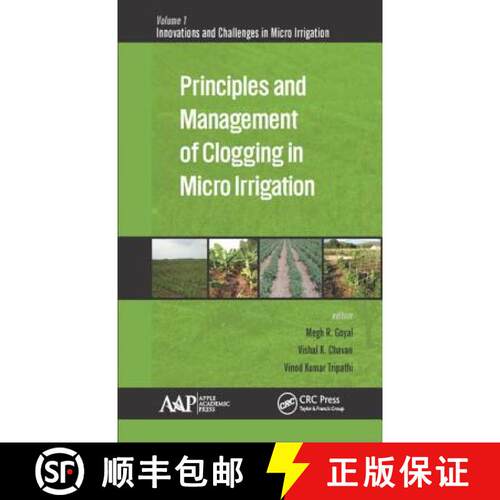 【3-4周达】精装 Principles and Management of Clogging in Micro Irrigation [9781771882774]