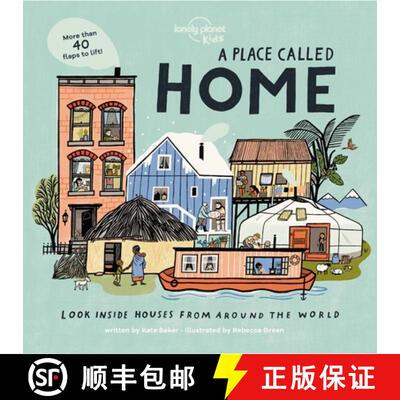 【3-4周达】Lonely Planet Kids a Place Called Home 1: Look Inside Houses Around the World [9781788689342]