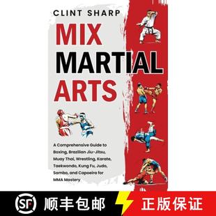 Guide Jitsu Boxing Martial 9781638183822 Thai Wrestli... Mix Arts Comprehensive Jiu Brazilian Muay 4周达
