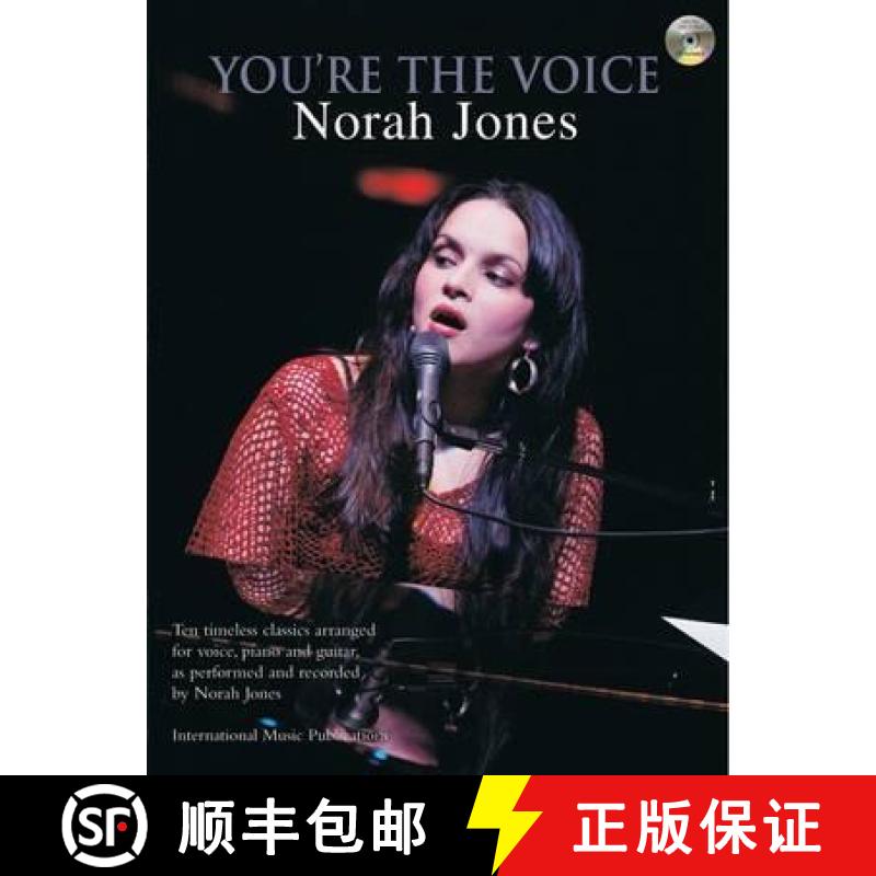 【3-4周达】You're the Voice: Norah Jones: (Piano, Vocal, Guitar) [9781843288350]