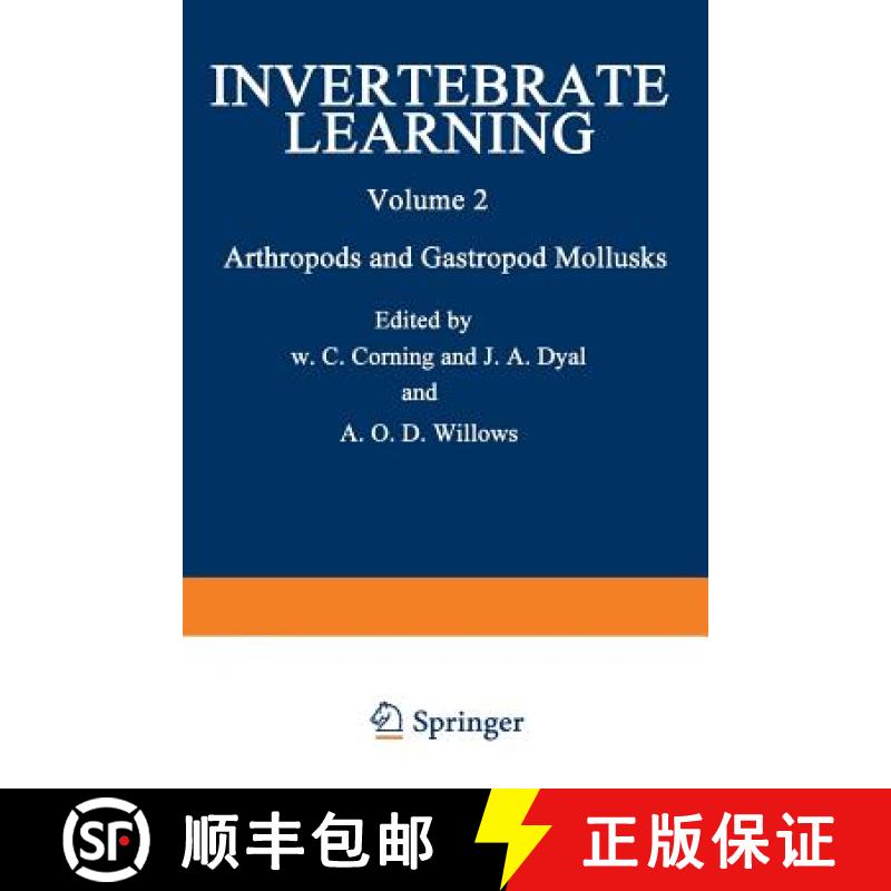 【3-4周达】Invertebrate Learning: Volume 2 Arthropods and Gastropod Mollusks [9781468430110]