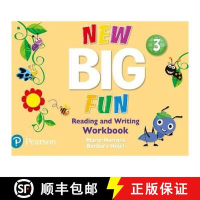 【3-4周达】New Big Fun - (AE) - 2nd Edition (2019) - Reading and Writing Workbook - All levels 1-3 [9781292255668]