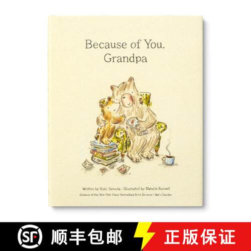 预订 精装 Because of You, Grandpa [9781957891828]
