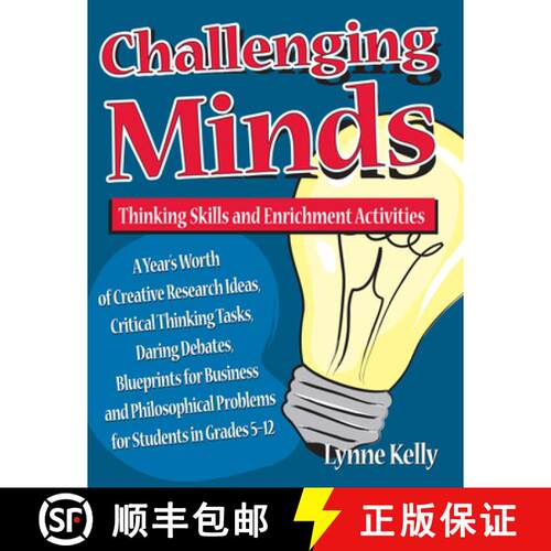 【3-4周达】Challenging Minds: Thinking Skills and Enrichment Activities [9781882664207]