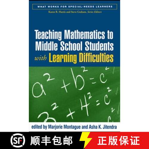 【3-4周达】精装 Teaching Mathematics to Middle School Students with Learning Difficulties [9781593853075]