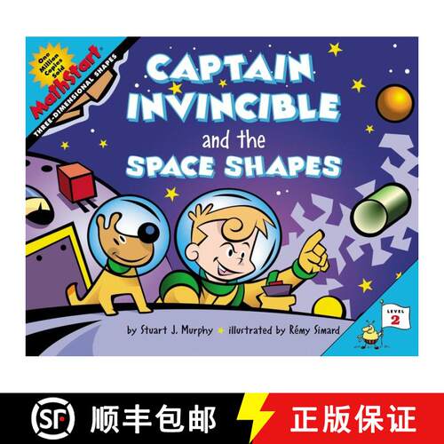 【3-4周达】Captain Invincible and the Space Shapes: MathStart Level 2: 3-Dimensional Shapes [9780064467315]