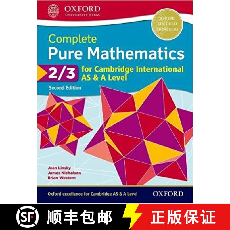 【2-3周达】Complete Pure Mathematics 2 & 3 for Cambridge International AS & A Level [9780198425137]