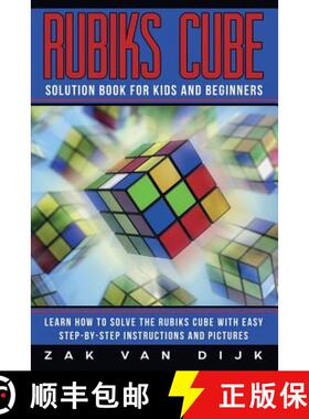 【3-4周达】Rubiks Cube Solution Book for Kids and Beginners: Learn How to Solve the Rubiks Cube with ... [9781925967111]