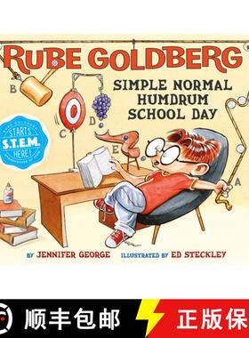 预订 Rube Goldberg's Simple Normal Humdrum School Day: A Picture Book [9781419725586]